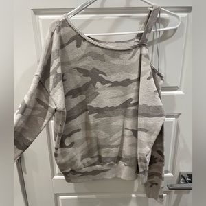 Joy Lab open shoulder athletic sweater